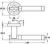 Ifni Lever Hdls/Rose 304 SSS
