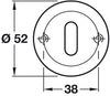 Selma/Duo/Duke Escutcheons Std KW PSSS