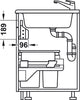 Deposito Undersink Shelf 500mm Pl White