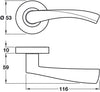 Olton Lever Hdls/Roses ZA PC