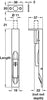 Lvr Act Flushbolt Sqr 200x19x37mm ZA SNP