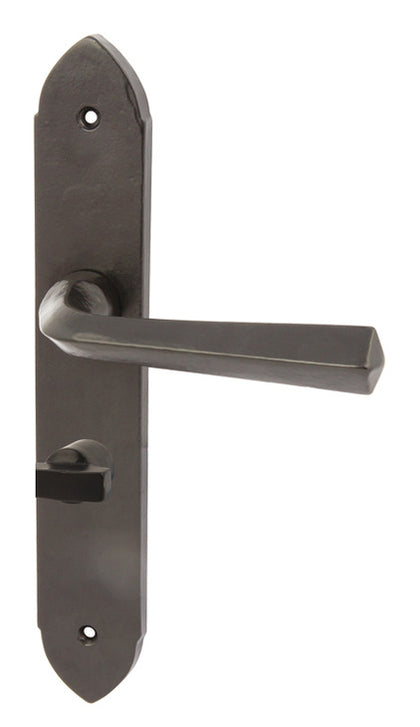 Grafton Lvr Hdls/Plt WC Lock Iron BPC