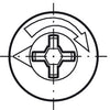 Minifix 15 Housing 12mm w Rim NP