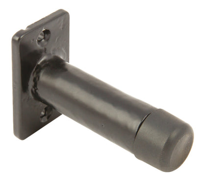 Door Stop/Wall 51x30x73mm Mal Iron Blk