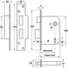 5 Lvr Mortice Sashlock 76mm Spr SSS KA