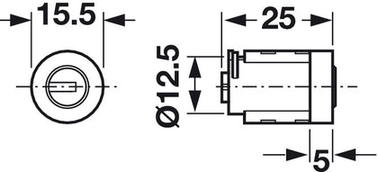 Symo3000 Cylinder Core Differ NP