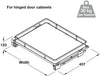 PO Basket Set 300mm White/Chrome