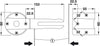 Table Connector 153x60mm St Galv