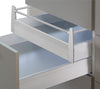 MX Front Panel Int Drawer 95/600mm Slv