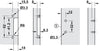 240D SS Hinge 10-13mm Doors Half Hospa