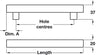 India Bar Handle St St D20mm 128mm cc