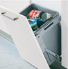 Tilting Waste Bin 500mm 30L Wht/Grey