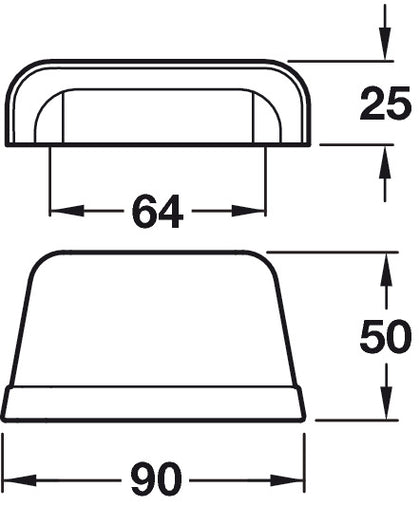 Elgin Cup Handle Pewter 64mm CLR