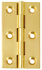 BRASS Broad Style Hinge 64x35mm Polished Brass