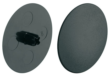 Maxifix Cover Caps D39mm Pl Black