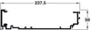 PS40 Top Guide Rail 3050mm