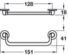 Duchess Drop Hdl ZA Gold 128mm cc CLR