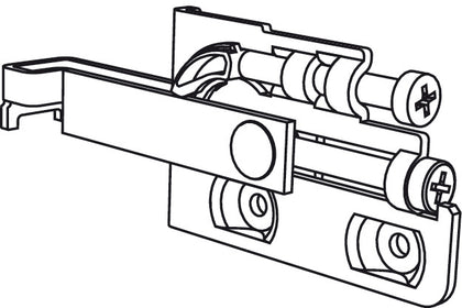 Scarpi-4 Cabinet Hanger RH Screw-On
