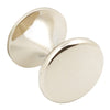 Chloeu Knob Brass Pol Nickel D32x34mm