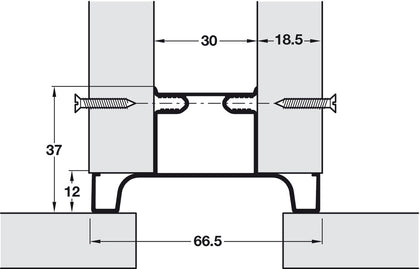 Gola Sys D Prof Vert 2.67m Alu Brz