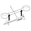 EasiBolt Holder 55x18x16mm Pl Black