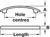 Hudson Bow Handle ZA PC 288mm cc