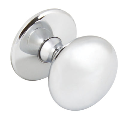 Mulberry Knob Brass Pol Chr D38x42mm