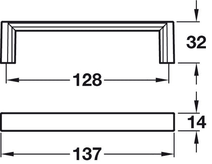 Jutland Pull Hdl ZA BN 128mm cc