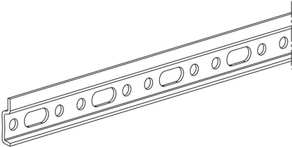 Traser-6+8 Dbl Wall Mount Plate 2029mm