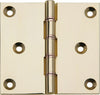 Butt Hinge Proj DPBW 75x75mm Brass Self