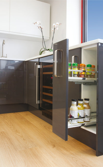 Hafele PO Storage 2-Tier 150mm Full LH