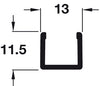 Japanese Door Up/Low Fin Profile 2m Slv