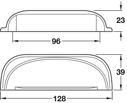 Mayberry Cup Hdl ZA Pol Nkl 96mm cc