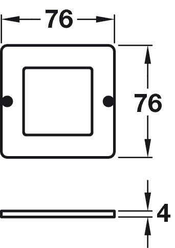 LooxC LED Polar XS DL 24V/5W 4000K Alu