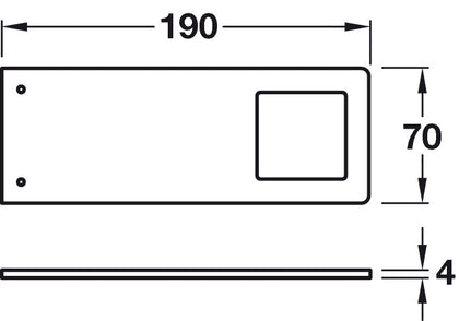 LooxC LED Polar UP 24V/5W 3100K Alu