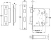 Fiscal Mortice Bathlock Case 57/76mm SSS