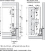 NovaPro Scala Drawer Set 70kg 186/450mm Slv