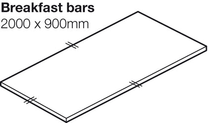 Quartz Cappuccino B/Bar 2000x900x20mm