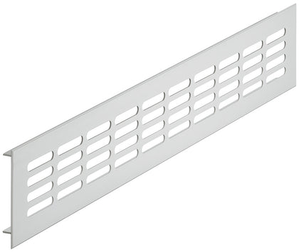 Vent Grille RM 1000x60mm Lt Alloy Slv F1