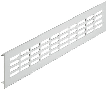 Vent Grille RM 1000x100mm Lt Alloy SlvF1