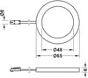 Loox LED3035 DL 24V/2.5W 4000K Slv