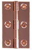 BRASS Broad Style Hinge 64x35mm Copper finish