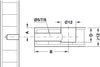 Minifix 12 Housing 12mm wo Rim Bright