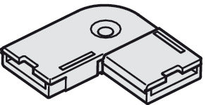 Loox LED3032 90D Crn Connector 24V