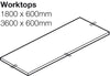 Maia Vulcano B/Bar 1800 x 900 x 42 mm