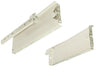 Metal Drawer Sides 150/400mm St CrWht