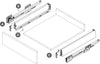 NovaPro Del Std Drawer Set 90/450mm Met