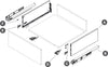 Vionaro Drawer Set Dynapro 185/500mm Gph