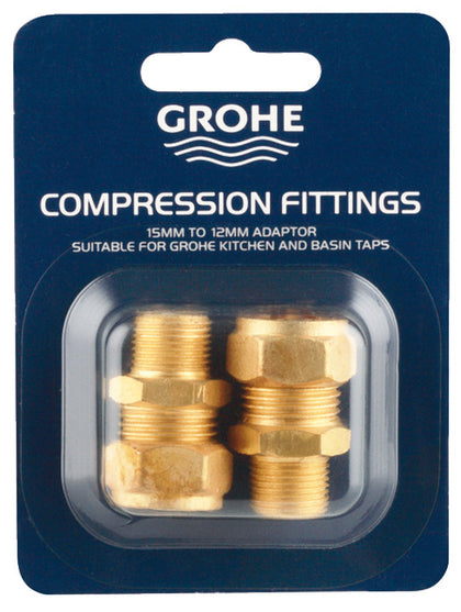 Grohe Compression Fitting Adaptors Brass