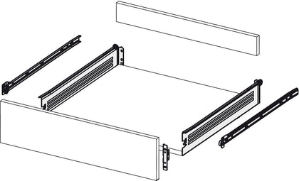 Supra-86 Drw Set 86x400mm Wht 9001 CLR